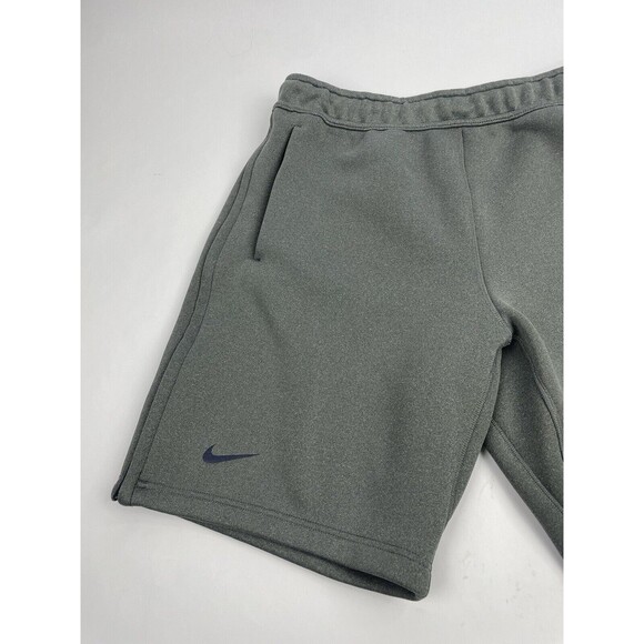 Nike Shorts XL Gray Adult Work Out Run Swoosh Sweat Heavy West Virginia On-field - Picture 3 of 9